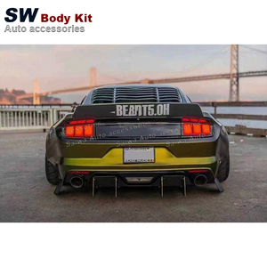 2015-2017 cho Ford Mustang CD phong cách cơ thể Kit New rộng cơ thể khí động học phía trước Bumper Lip Fender tự động phụ kiện chuyển đổi - Product Image 4