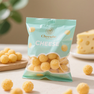 Nachos ชิปแพ็คซูชิแบบสุญญากาศบรรจุซูชิขนมพัฟชีสถุงด้านหลังปิดตรงกลางถุงสำหรับชีสบอล - Product Image 4