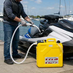 Estación de Combustible Portátil con Tanque de Combustible, Bomba de Transferencia de Combustible con Apagado Automático y Alimentación por Batería - Product Image 1