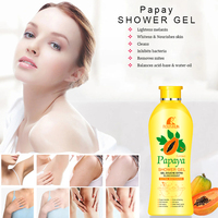 Papaya Douchegel Extra Whitening Reinigend Bacteriënremmend Mijtenverwijderend Zorgt voor een gebalanceerde huid Zuur-base olie Natuurlijke fruit bodywash