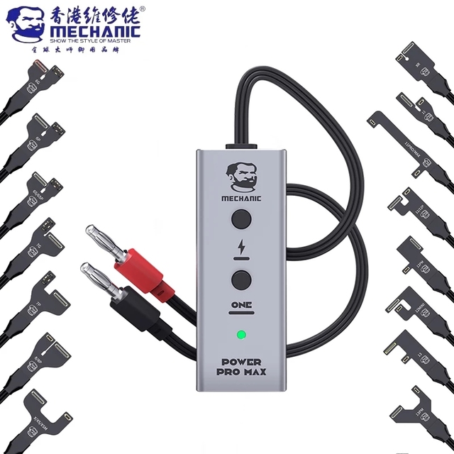 Mechanic Power Pro Max for Test Host Cable One-Button Power Cord for 6-15 PM Motherboard Repair for Mobile Phone Repair