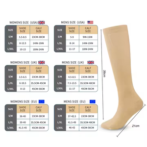 Medias de Compresión hasta la Rodilla, de Nailon Elástico, Lisas, Casuales, para Hombre, Personalizadas al por Mayor, para Enfermeros - Product Image 5