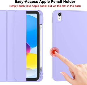 Étui intelligent pliable personnalisé avec support, porte-crayon et dos en TPU antichoc pour tablette iPad A16 11 pouces 2025 10e génération 10,9 pouces - Product Image 6