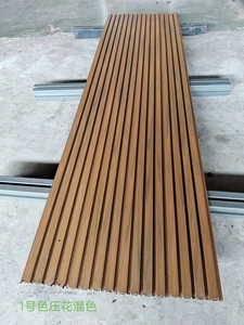 Panneaux muraux extérieurs en WPC durables à bon prix, grille en WPC pour mur en <span class=keywords><strong>béton</strong></span> <span class=keywords><strong>extérieur</strong></span> - Product Image 4