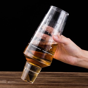 ชุดเชคเกอร์ค็อกเทลมาร์ตินี่มาร์ตาทำจากแก้วเครื่องมือบาร์พลาสติก - Product Image 2
