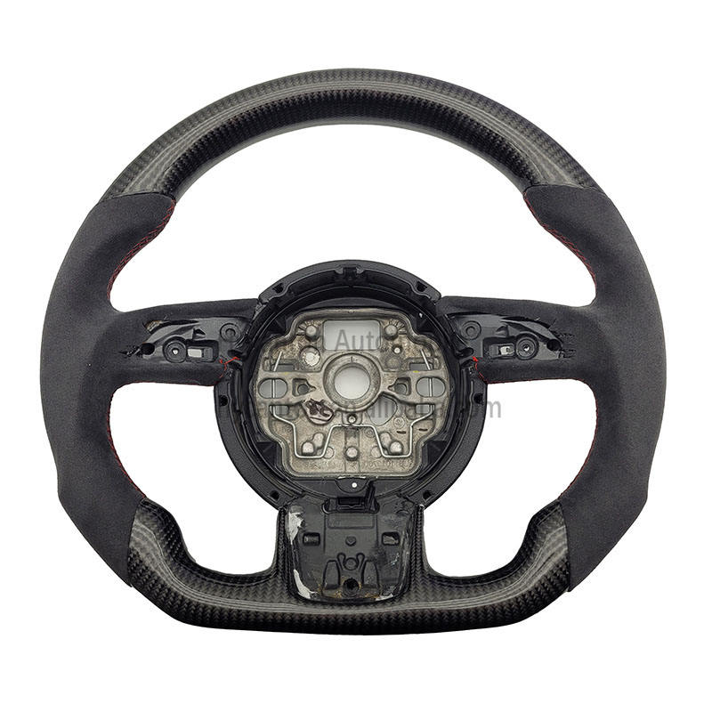 อัลคันทารา+คาร์บอนไฟเบอร์+ตะเข็บสีแดง