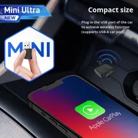Mini Adaptador Inalámbrico para Coche Ultra Cross-border Original, PC+ABS, Conexión por Cable a Inalámbrica, Compatible con Android Auto, Hecho en China