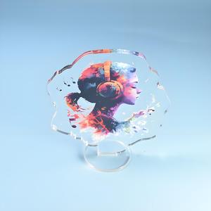 Han New Music Style Abstrakte Kunst Dekoration Internet Prominente mit den gleichen Desktop-Ornamenten Benutzer definierte Acryl-Animations marke