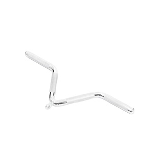 Equipo de Gimnasio Multifuncional de Acero Cromado, Barra en Forma de V para Bíceps y Tríceps, 590x220mm, 3kg - Product Image 1