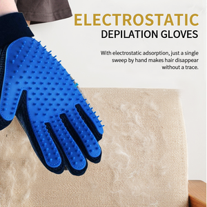 Professional Custom <b>Pet</b> Dog <b>Bath</b> Grooming Glove High Quality <b>Pet</b> Massage <b>Cleaning</b> Deshedding Glove <b>pet</b> grooming glove - Product Image 4
