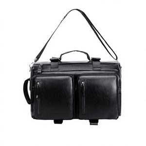 Mochila de Viaje para Computadora de Gran Capacidad, Diseño Vintage de Moda con Material PU para Hombre - Product Image 2