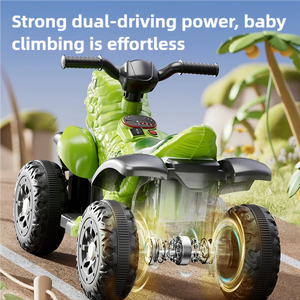 Motocicleta Eléctrica para Niños al por Mayor de Fábrica, Auto de Juguete de Plástico PP con Batería, Motocicleta de Dinosaurio, Auto para Niños - Product Image 3