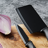 Ensemble de couteaux de cuisine de chef professionnel 5 pièces avec lames en acier damas Ciseaux éplucheurs en céramique et pince de levage de plaques
