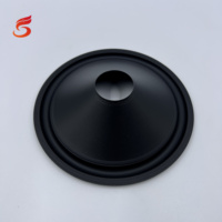 Subwoofer 6.5 inci PP kerucut surround karet kertas kerucut