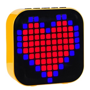 MY683BT Altavoz <span class=keywords><strong>Y</strong></span> Bocinas Regalo Altavoz azul OOTH con pantalla Led para Diy Pixel Art Creation Mini altavoz inalámbrico portátil - Product Image 4