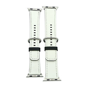 Bracelet de montre en silicone et cuir PU pour Apple Watch, sublimation par transfert thermique, bracelet de montre intelligente - Product Image 2