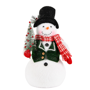 Statuetta Gigante di Pupazzo di Neve in Velluto Kawaii, Decorazioni Natalizie per la Casa, Nuovi Prodotti 2026 - Product Image 3