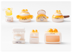Artículos Pequeños para Decoración de Casas de Muñecas, Miniatura de Cocina, Taza, Banco de Cocina, Wok, Conejo, Cafetera - Product Image 4