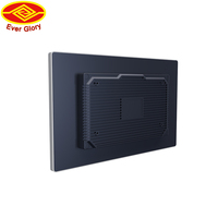 Écran tactile robuste entièrement métallique 21,5 23,8 pouces Moniteur industriel en acier inoxydable Affichage capacitif multi-touch Android/Win