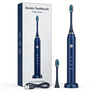 Cepillo de Dientes Eléctrico Sónico de Alta Potencia, 40200 Cargas Magnéticas, Base de Carga, Temporizador Inteligente, Juego de 2 Cabezales de Repuesto - Product Image 1