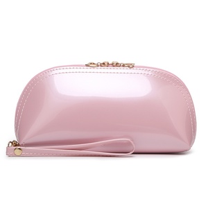 Pochette cosmétique K-Style Sweet Lady Shell avec fermeture éclair, étui à lunettes couleur bonbon à paillettes, porte-monnaie tendance - Product Image 5