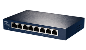 Hub réseau Gigabit MT-FAST FSG108 8 ports 10/100/1000M RJ45 MDI/MDIX Full/Half-Duplex avec contrôle de flux et LED, en acier, nouvelle marque - Product Image 3