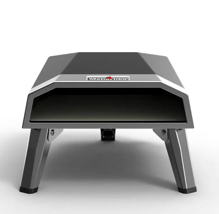 HNS-horno portátil de acero inoxidable P200 para cocina, barbacoa, pizza, 500 grados