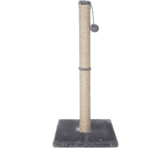 Nhà cây nhỏ cho mèo với trụ sisal và đồ chơi cho mèo, làm bằng gỗ và lông thú, đồ dùng cho thú cưng để chơi và nghỉ ngơi cho mèo nhỏ - Product Image 1