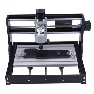 Routeur CNC 3018 Pro, machine de découpe et de gravure laser haute précision, têtes laser optionnelles de 1W à <span class=keywords><strong>15W</strong></span>, <span class=keywords><strong>moteur</strong></span> à <span class=keywords><strong>broche</strong></span> unique, mandrin ER11 - Product Image 1