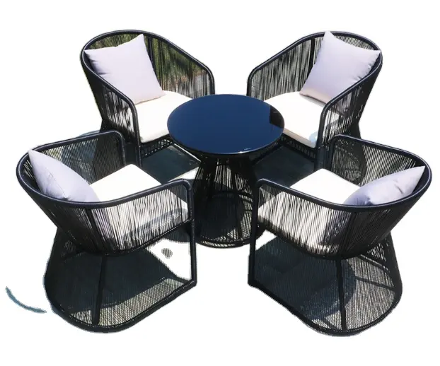 Oem Outdoor Furniture Set Koffie Tafels Custom Made Rotan Thee Tafel Fabriek