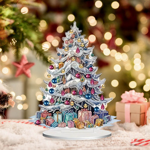 ชุดเครื่องประดับคริสต์มาสตั้งโต๊ะขนาดใหญ่แท่นวางต้นไม้อะคริลิคใสสำหรับบ้าน - Product Image 5