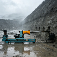 Foreuse compacte JZ à petite colonne, électrique 380V, profondeur max. 500m, pompe mobile, moteur, engrenage, roulement, diamètre de forage 75mm, pour l'exploitation minière
