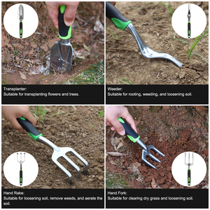<strong>Garden</strong> <strong>Tool</strong> Set 13 Pieces Stainless Steel <strong>Garden</strong> <strong>Tools</strong> Set with Storage Bag Gifts for Gardeners - Product Image 5
