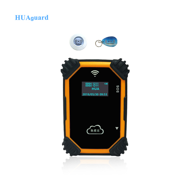 HUAguard HUA-K2 Real Time Digital Guard Tour Watchman System Long Range Reading IP68 Rated 2G/4G/WiFi Enabled CE/FCC Certified