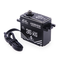 Servo sin Escobillas Programable AGFrc A80BHSW de Fábrica, Alto Torque de 36KG, 0.071Seg, para Barco RC, Cabrestante de Vela