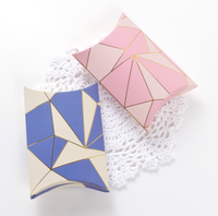 Boîte d'emballage en gros pour bonbons, boîte cadeau en papier pour poudre de maquillage et outils cosmétiques, avec ruban