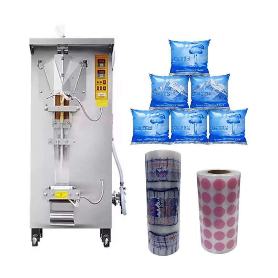 Sachet Pure Automatic Filling Water Making Machine Water Bag Filling ...