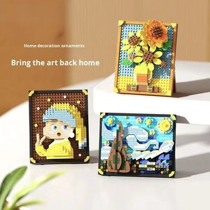 पिक्सेल कला चरित्र सेट-रीक्रिएट वर्ल्ड प्रसिद्ध चित्रों (सूरजमुखी) 14 + वर्ष के लिए घर सजावट के लिए रचनात्मक सीखने के घर सजावट - Product Image 1