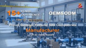 <span class=keywords><strong>Compresseur</strong></span> d'air industriel rotatif à vis 10hp 30hp 7.5kW 22kW tout-en-un 300L 500L séchoir 7.5kW 22kW 10hp 30hp 7.5kW 22kW moteur - Product Image 6