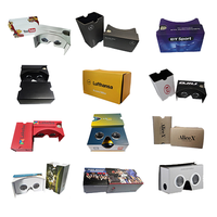 Lunettes de réalité virtuelle 3D, accessoire en carton de marque, articles promotionnels 2.0 avec Logo personnalisé, lunettes de réalité virtuelle, VR