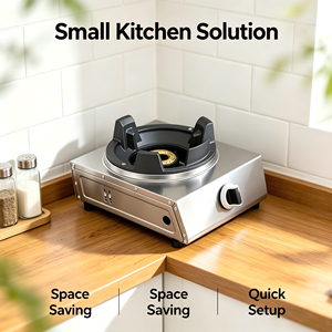 Cocina <span class=keywords><strong>de</strong></span> Gas Individual, Disponible ODM/OEM, Cuerpo <span class=keywords><strong>de</strong></span> Acero Inoxidable, Estufa <span class=keywords><strong>de</strong></span> Gas para Catering, Hoteles y Hogares, Suministro al por Mayor - Product Image 5