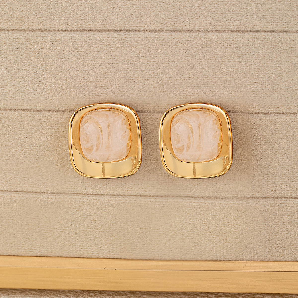 YLC-ES-2192 boucles d'oreilles blanches