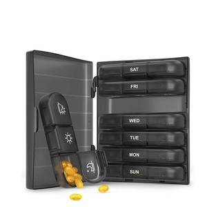 Dung lượng lớn cho hộp lưu trữ thuốc xuyên biên giới <span class=keywords><strong>Amazon</strong></span> 7 ngày 21 hệ thống lưới hiện đại buổi sáng di động buổi tối đóng gói phụ - Product Image 2