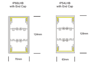 Trần không thấm nước ánh sáng 2025 Hot Bán IP66 tuyến tính ngoài trời không thấm nước cri90 lên và xuống ánh sáng LED tuyến tính ánh sáng Trần Mặt dây chuyền - Product Image 6