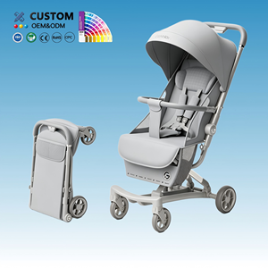 Poussette de poche KK Pocket Stroller KP2, pliage en un clic, tissu Oxford, cadre en alliage d'aluminium léger, capacité 15 kg, pour bébés - Product Image 1