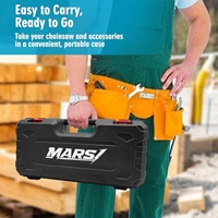 MARS Scie à chaîne électrique portative mini 6 pouces pour le bricolage, avec pot à huile réglable, batterie au lithium 24V rechargeable, disponible en OEM
