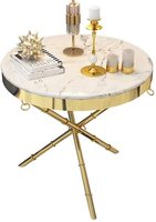 Table centrale de salon, en forme de bambou, acier inoxydable, avec dessus en marbre, moderne, luxueuse, pour maison, hôtel, 1 pièce