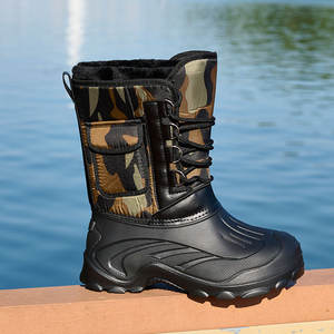 Botas de pesca <span class=keywords><strong>para</strong></span> hombre con forro de felpa cálida desmontable de invierno Botas de pesca informales <span class=keywords><strong>para</strong></span> hombre con suelas antideslizantes - Product Image 5
