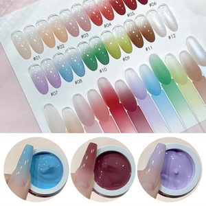 เจลทาเล็บแบบแอร์คุชชั่น 12 สี สีสันสดใส ติดทนนาน สีพื้นไล่เฉดสี สำหรับทำเล็บ DIY หรือร้านทำเล็บ 1 ชิ้น - Product Image 3