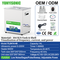 Nouveau Nettoyeur à Ultrasons Industriel Électrique Numérique 150W 3.2-30L avec Réservoir de 6.5 Gallons pour le Traitement Alimentaire, le Dégraissage et le Nettoyage du Plastique